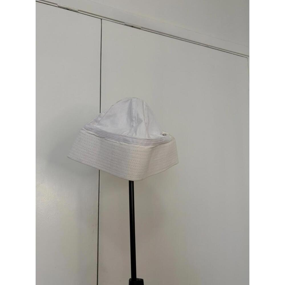 J Hats White 100% Cotton Bucket Hat Size 60 cm – Casual Summer Sun Cap